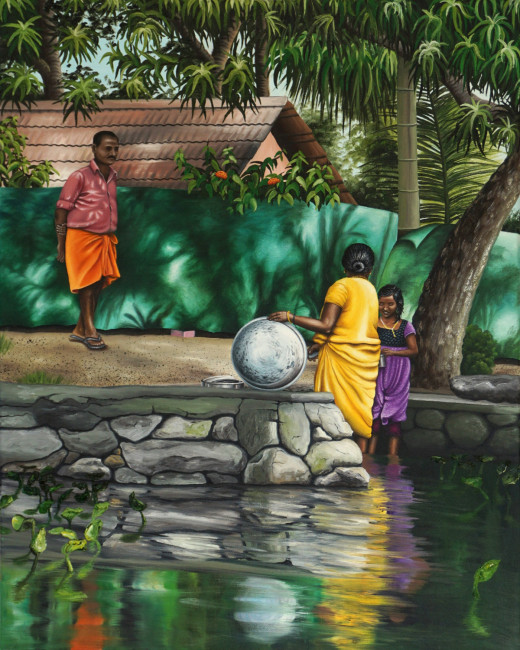 Isabell Heusinger Malerei Weltreise Indien