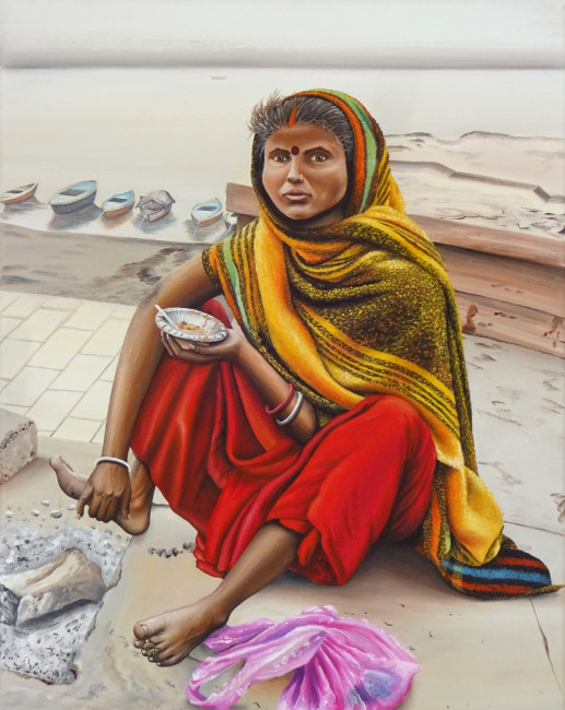 Isabell Heusinger Malerei Weltreise Indien