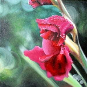 Isabell Heusinger Malerei Weltreise Frühe Arbeiten 2004 2005 2006 Florales Blume Ölmalerei