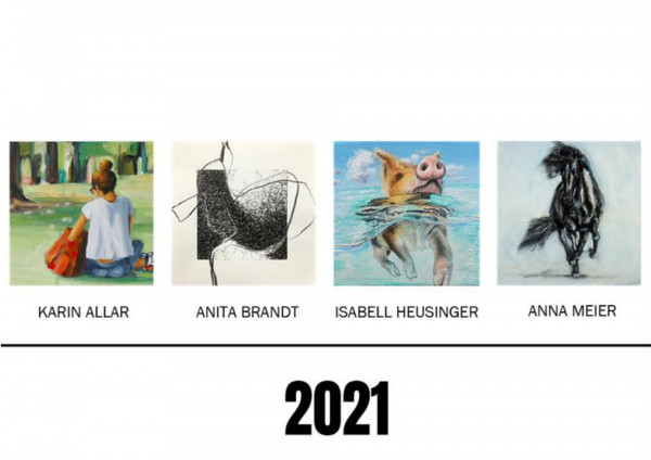 Wandkalender 2022 Isabell Heusinger Anna Meier Karin Allar Anita Brandt