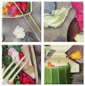 Isabell Heusinger Malerei Weltreise Frühe Arbeiten 2004 2005 2006 Meer Meeresallerlei Muscheln Allerlei Ölmalerei