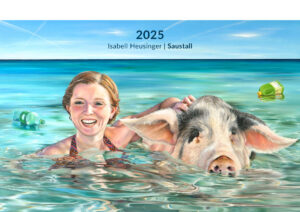 Isabell Heusinger Malerei Wandkalender 2025